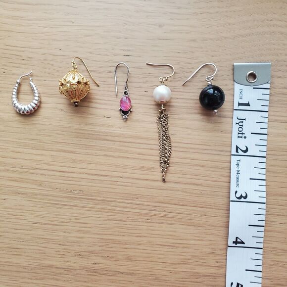 Vintage Single Earring Lot Sterling Silver - Picture 5 of 5